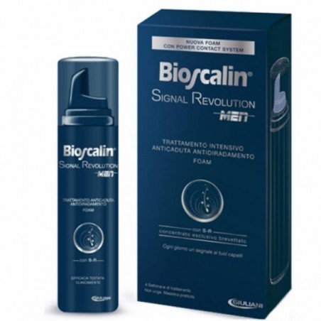 Giuliani Bioscalin Signal Revolution Trattamento Intensivo Anticaduta Antidiradante Foam 75 Ml