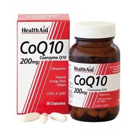 Healthaid Italia Coq10 Coenzyme Q10 200mg 30 Capsule Molli