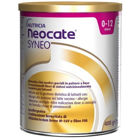 Danone Nutricia Soc. Ben. Neocate Syneo Latte 400 G