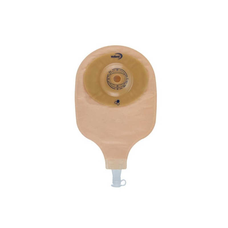 Teleflex Medical Sacca Per Urostomia Trasparente Ritagliabile Aurum Profile Uro Midi Diametro 13-48 Mm Inizio Convessita' 48 Mm 