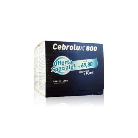 Bausch & Lomb-iom Cebrolux 800 Bi-pack 60 Bustine