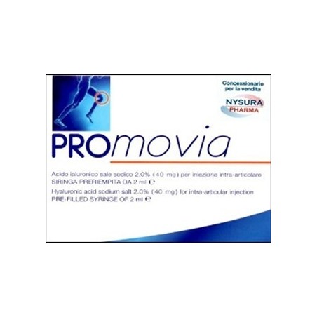 Sifra Siringa Preriempita Gel Intrarticolare Sterile Promovia 40 Mg Ff 2 Ml