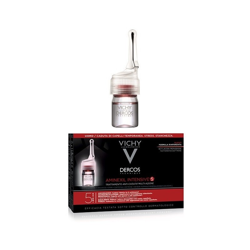 Vichy Dercos Aminexil Fiale 42 Uomo 6 Ml