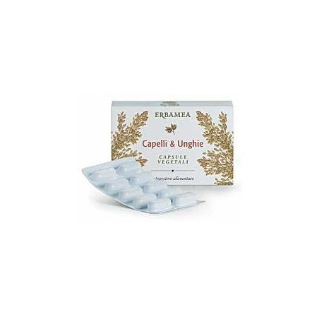 Erbamea Capelli & Unghie 24 Capsule Vegetali