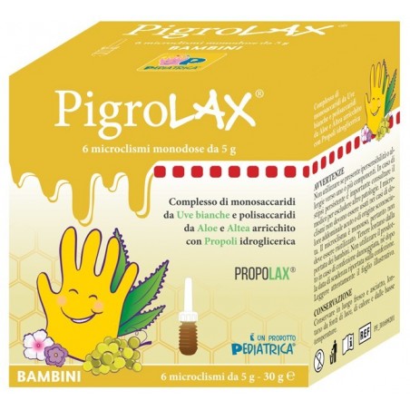 Pediatrica Microclisma Pigrolax Bambini 6 X 5 G