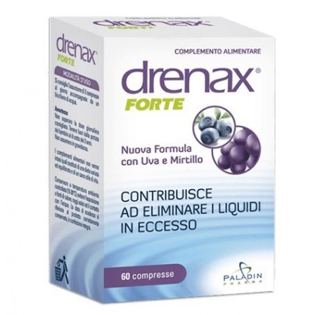 Paladin Pharma Drenax Forte Mirtillo 60 Compresse