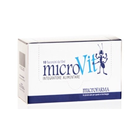 Microfarma Microvit 10 Flaconcini Da 10 Ml