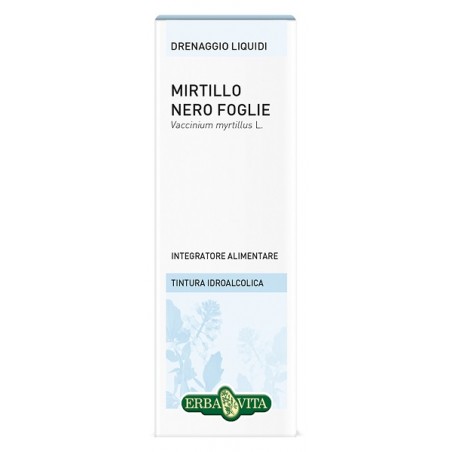 Erba Vita Group Mirtillo Nero Foglie Tintura Idroalcolica 50 Ml Ebv