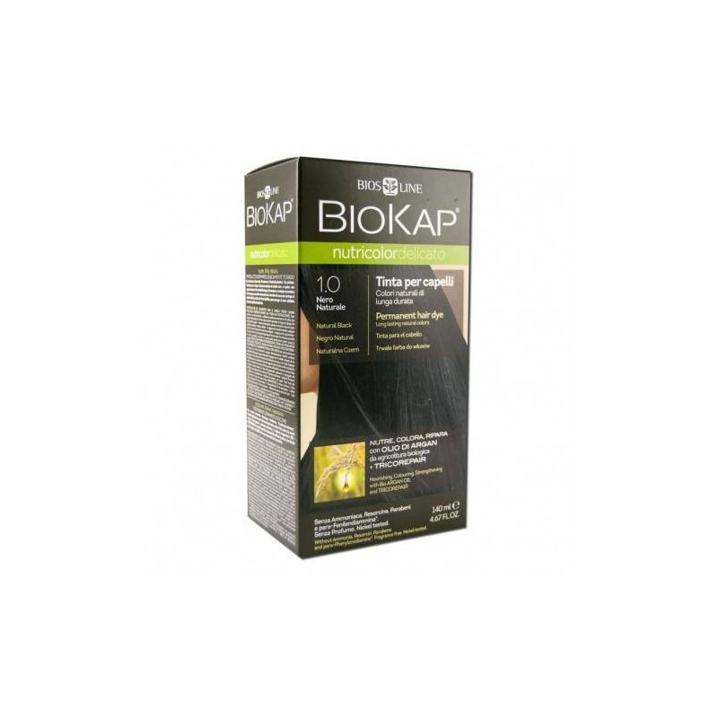 Bios Line Biokap Nutricolor 1,0 Nero Tinta Tubo + Flacone