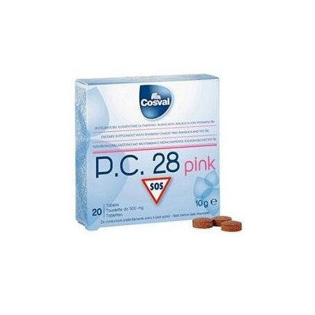 Cosval Pc 28 Pink 20 Tavolette