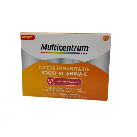 Haleon Italy Multicentrum Difese Immunitarie Boost Vitamina C 14 Bustine