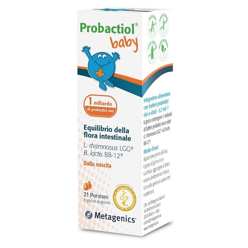 Metagenics Belgium Bvba Probactiol Baby Gocce 21 Porzioni 5 Ml