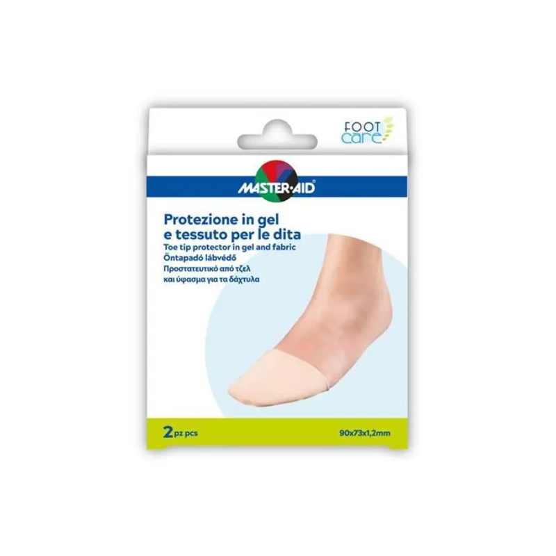 Pietrasanta Pharma Protezione In Gel E Tessuto Master-aid Footcare Punta Dei Piedi 2 Pezzi C16