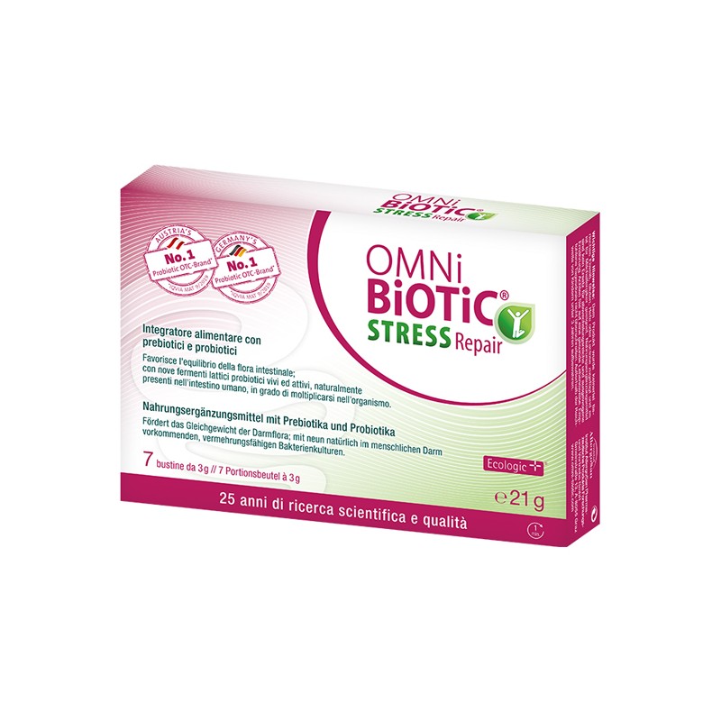 Institut Allergosan Gmbh Omni Biotic Stress Repair 7 Bustine Da 3 G