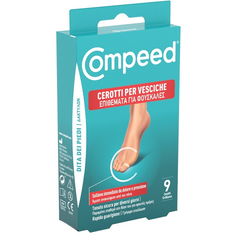 Perrigo Italia Compeed Cerotto Vesciche Dita Dei Piedi 9 Pezzi Carton