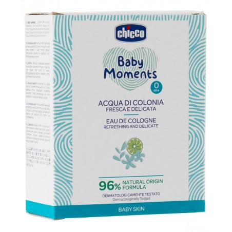 Chicco Baby Moments Acqua Di Colonia Fresca E Delicata 100 Ml