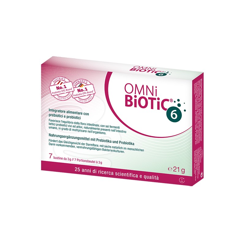 Institut Allergosan Gmbh Omni Biotic 6 Polvere 7 Bustine Da 3 G