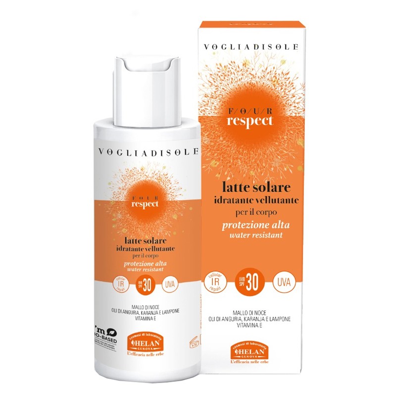 Helan Cosmesi Vogliadisole Respect Latte Solare Spf30 150 Ml