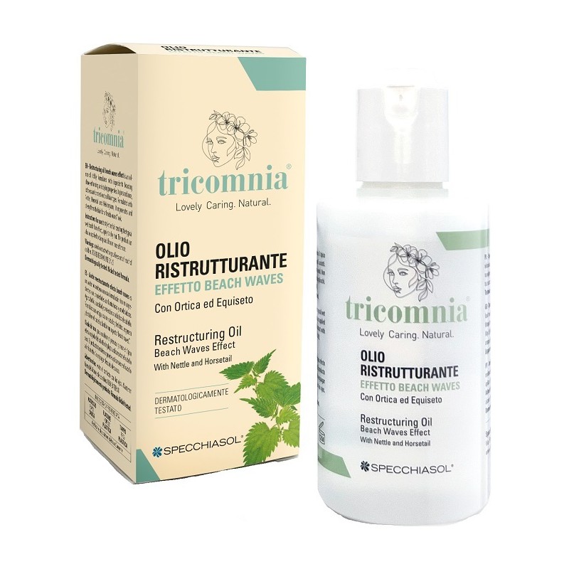 Specchiasol Tricomnia Olio Ristrutturante Effetto Beach Waves 50 Ml