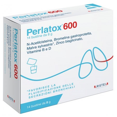 Aristeia Farmaceutici Perlatox 600 14 Bustine Nuova Formulazione