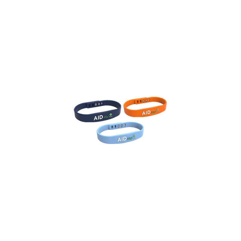 Audens Aidme Bracciale Salvavita Blu Con Sistema Nfc