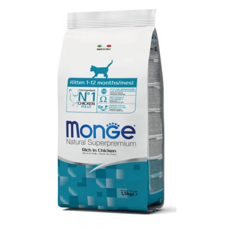 Monge & C. Monge Natural Superpremium Secco Gatto Kitten 1/12 Months 1,5 Kg