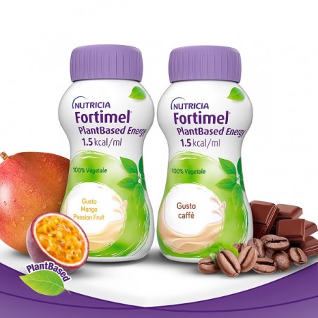 Danone Nutricia Soc. Ben. Fortimel Plant Based Mango Passion Fruit 4 Bottiglie Da 200 Ml