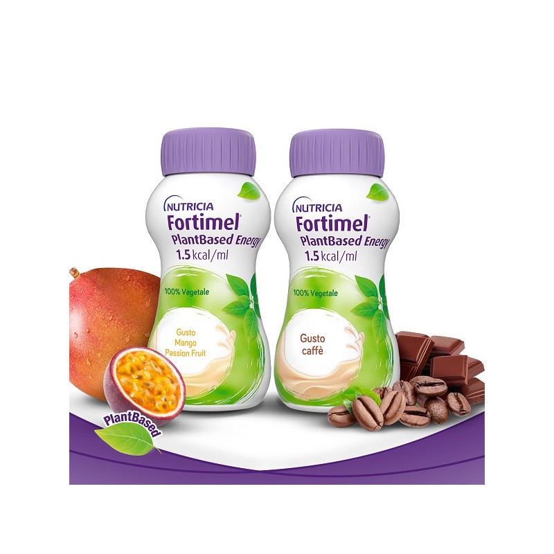 Danone Nutricia Soc. Ben. Fortimel Plant Based Caffe' 4 Bottiglie Da 200 Ml