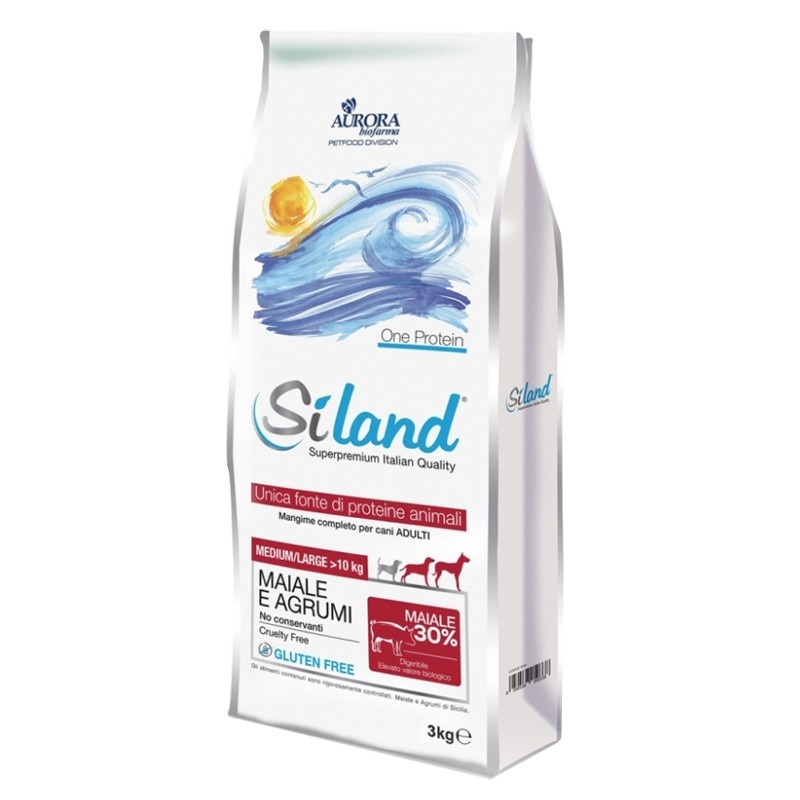 Aurora Biofarma Siland Adult Medium/large Maiale/agrumi 3 Kg