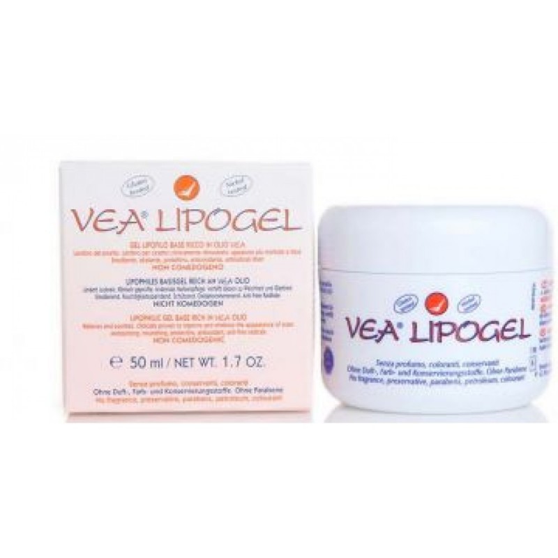 Vea Lipogel con Vitamina E Idratante e Protettivo 50 ml Specifico per Cute Secca e Arrossata