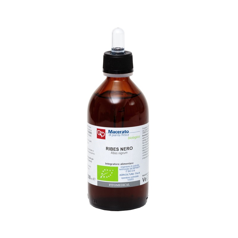 Fitomedical Ribes Nero Bio Tintura Madre Soluzione Idroalcolica 200 Ml