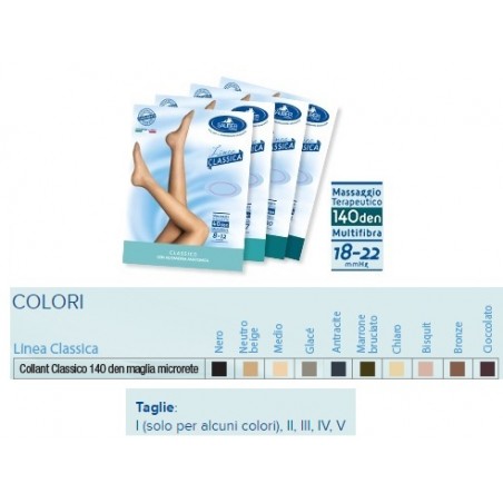 Desa Pharma Sauber Collant 140 Denari Maglia Microrete Bronze 5 Linea Classica