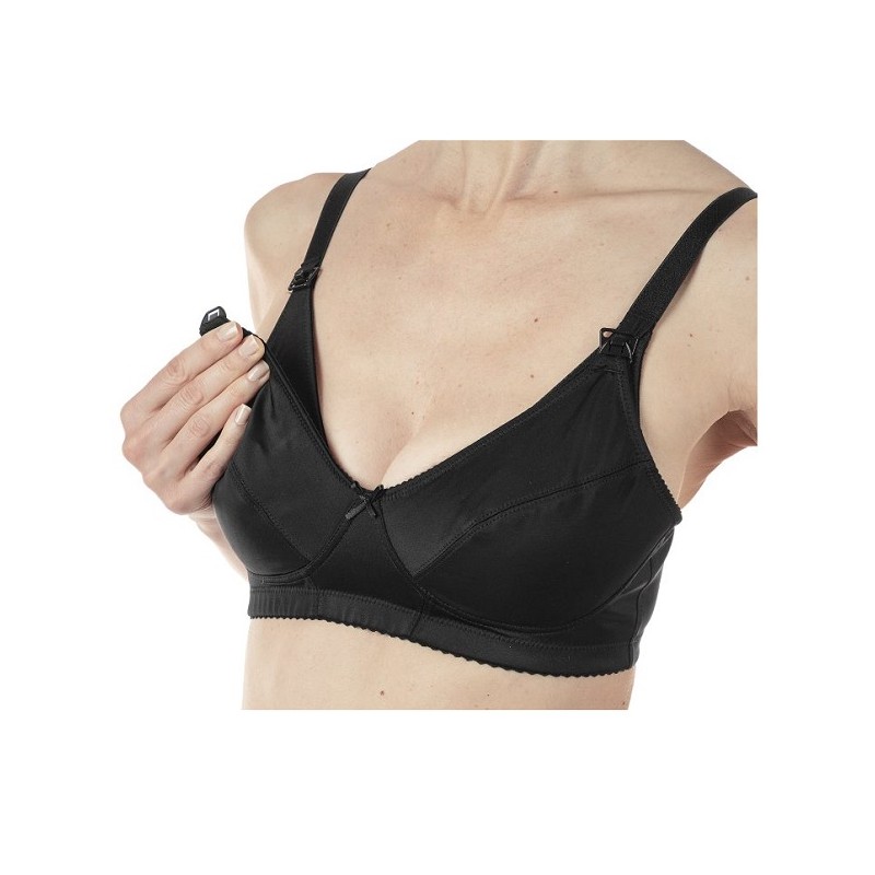 Artsana Mammy Reggiseno Microfibra Allattamento Black 4c