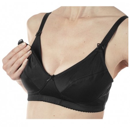 Artsana Mammy Reggiseno Microfibra Allattamento Black 4c