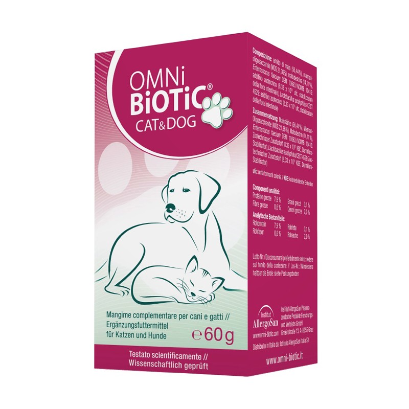 Institut Allergosan Gmbh Omni Biotic Cat&dog Barattolo 60 G