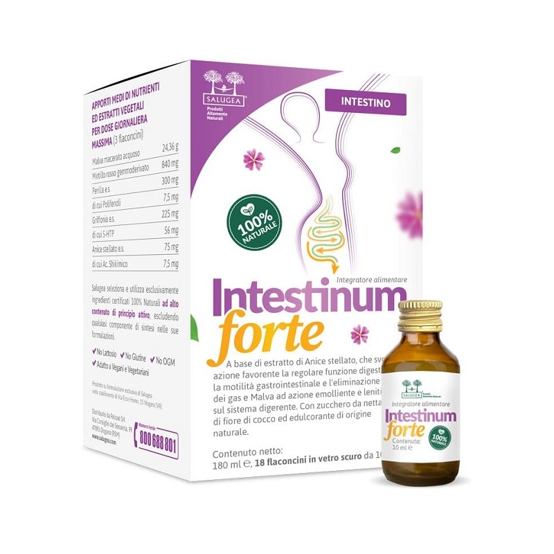 Salugea Intestinum Forte 18 Flaconcini Da 10 Ml