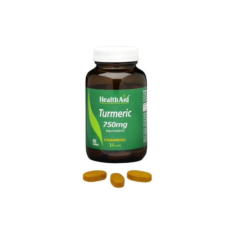 Healthaid Italia Turmeric Curcuma 60 Compresse