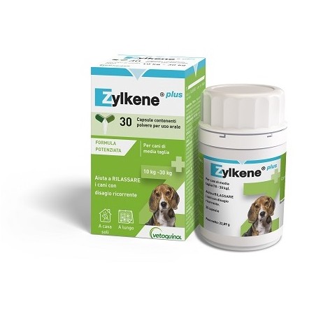 Vetoquinol Italia Zylkene Plus Cani 10-30 Kg 30 Capsule