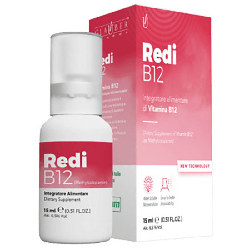 Forza Vitale Italia Glauber-pharma Redi-b12 Spray 15 Ml