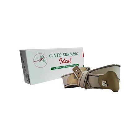 Farvisan Cinto Erniario Ideal In Tessuto Elastico Forte Destro Grigio Frangiato 90cm