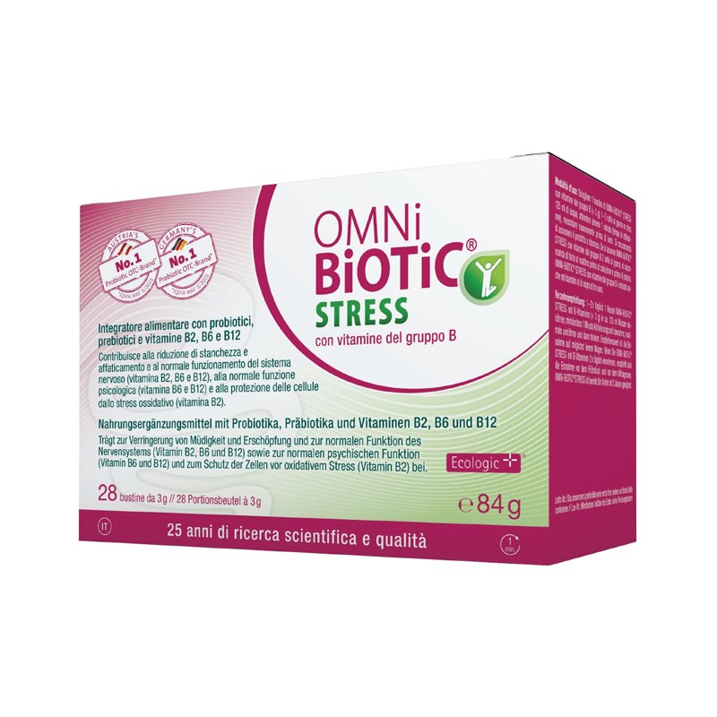 Institut Allergosan Gmbh Omni Biotic Stress Vitamine Gruppo B 28 Bustine Da 3 G