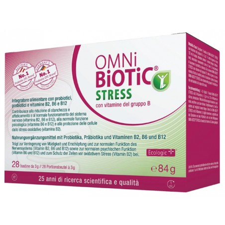 Institut Allergosan Gmbh Omni Biotic Stress Vitamine Gruppo B 28 Bustine Da 3 G