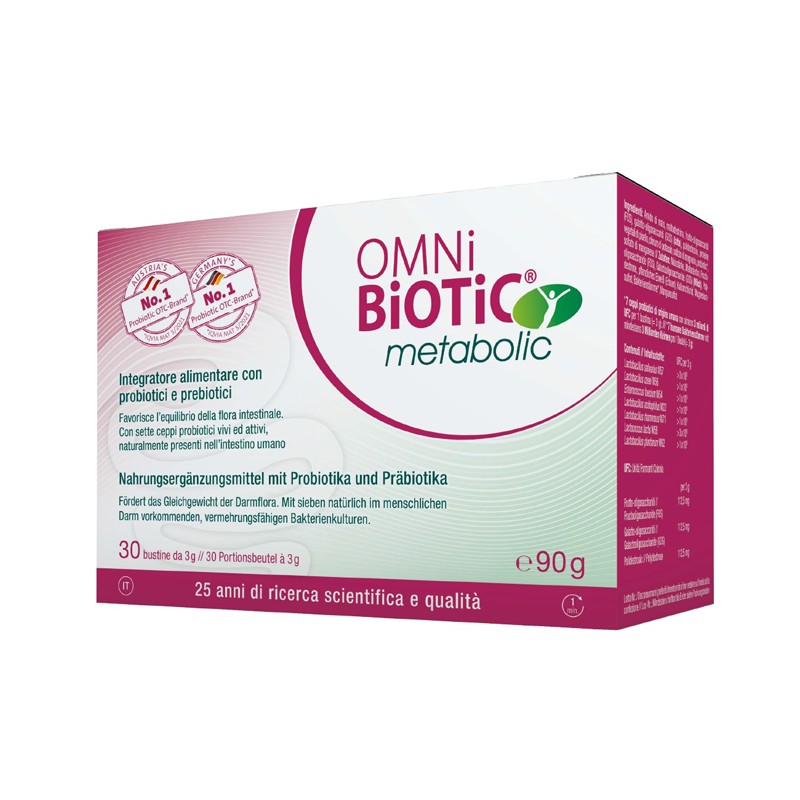 Institut Allergosan Gmbh Omni Biotic Metabolic 30 Bustine Da 3 G