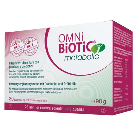 Institut Allergosan Gmbh Omni Biotic Metabolic 30 Bustine Da 3 G