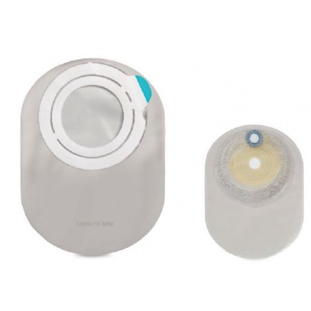 Coloplast Sensura Mio Flex Sistema 2 Pezzi Con Aggancio Adesivo Sacca Colostomia A Fondo Chiuso Trasparente 70mm 30 Pezzi