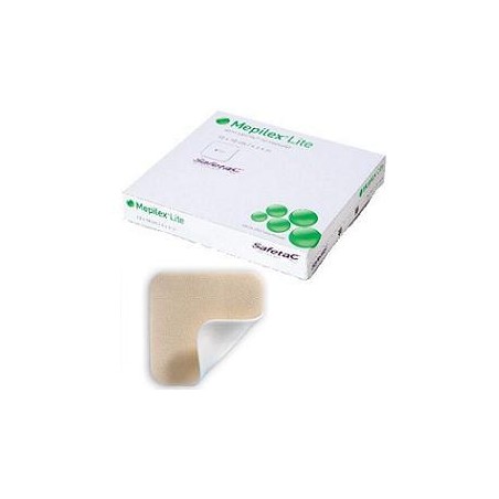 Molnlycke Health Care Schiuma Di Poliuretano Assorbente Sottile Con Strato Di Contatto In Silicone Morbido Mepilex Lite 15x15 5 