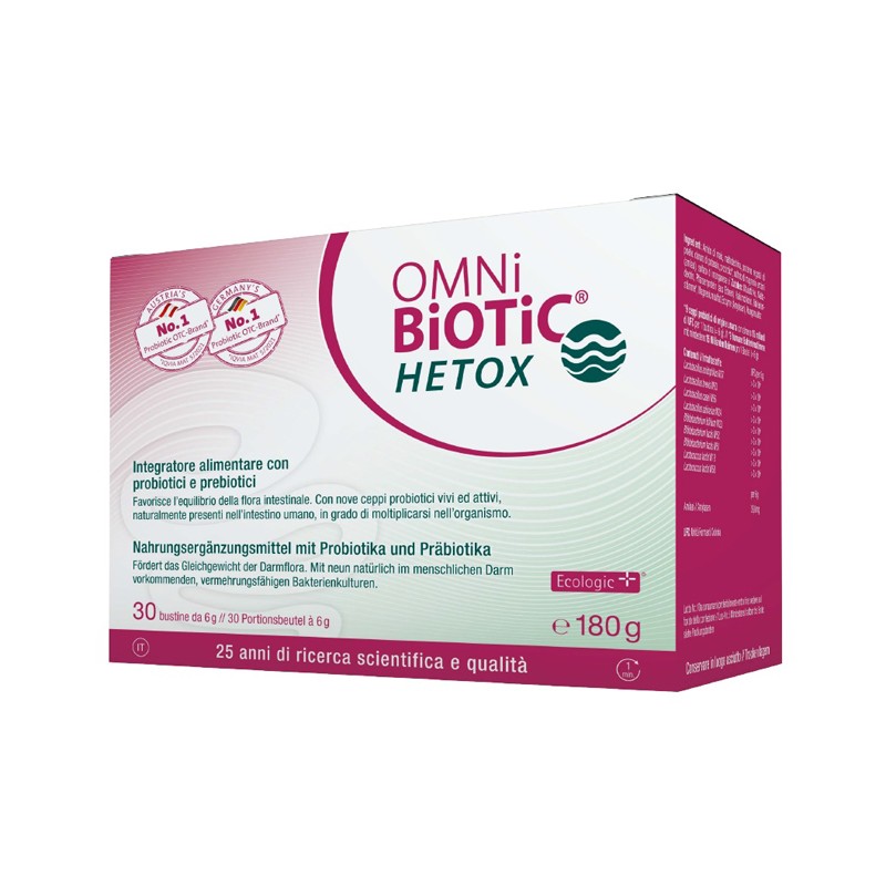 Institut Allergosan Gmbh Omni Biotic Hetox 30 Bustine Da 6 G