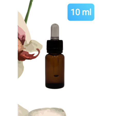 olio essenziale di tea tree in flacone in vetro da 10 ml con tappo contagocce a sigillo