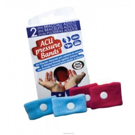 Idee Innovative Bracciale Acu Pressure Band Adulti 2 Pezzi