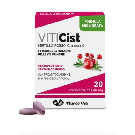 Marco Viti Farmaceutici Viticist Mirtillo 20 Compresse Rivestite